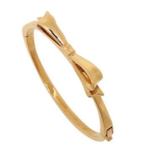 Kate Spade love notes hinged bow bracelet - Picture 2 of 6